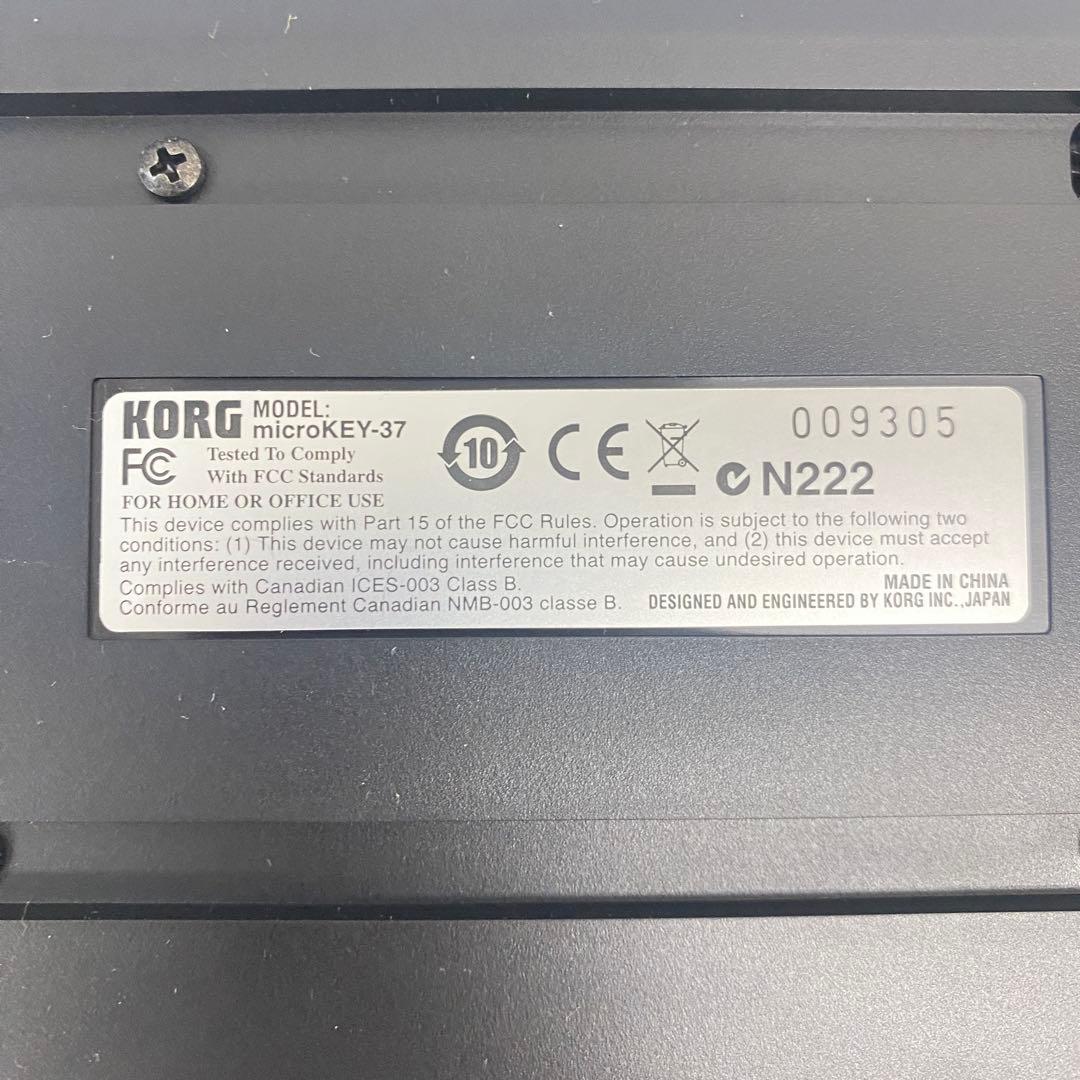 korg コルグ MIDIキーボード microKEY 37 マイクロキー 鍵