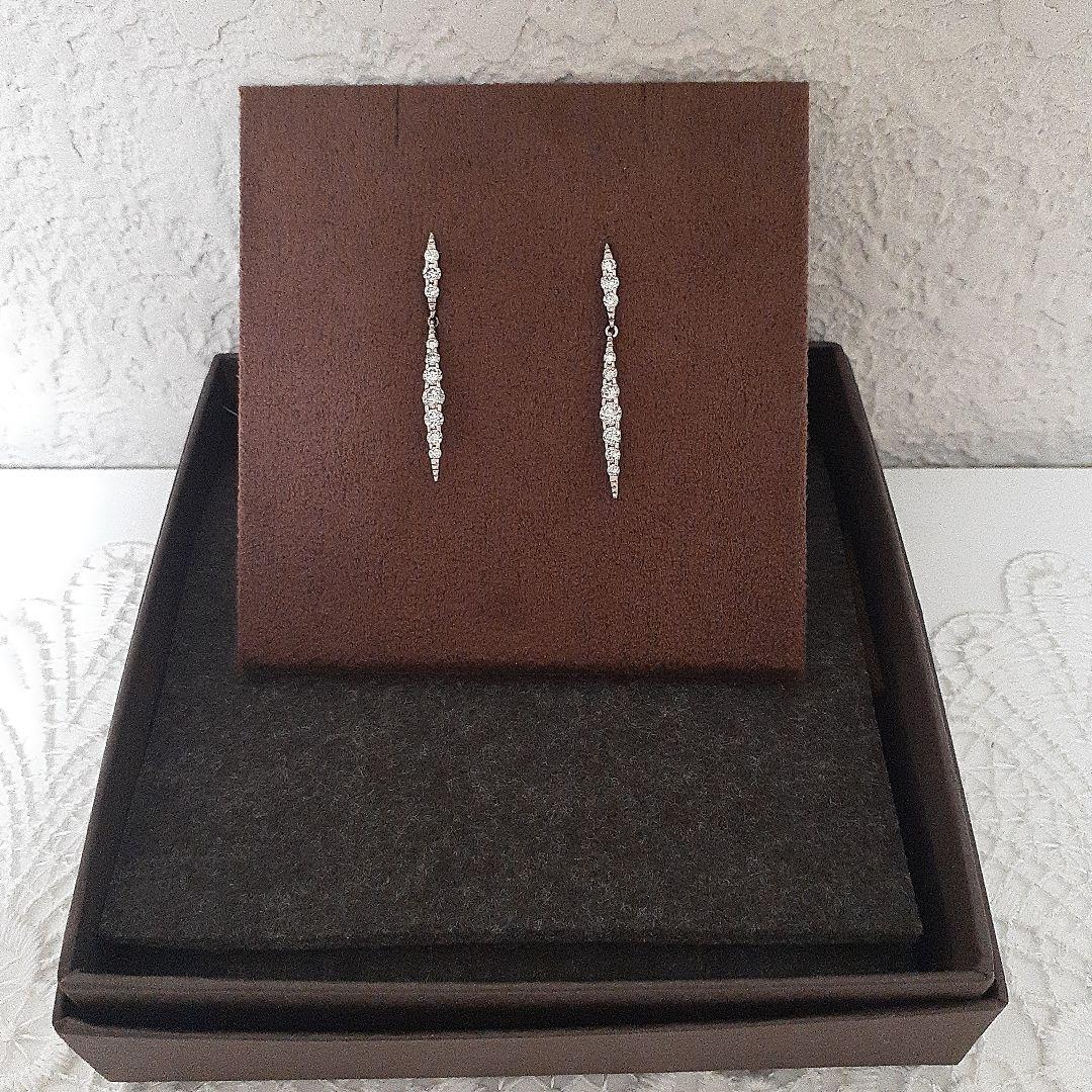 カシケイ　ダイヤモンド　ピアス　ネイキッド