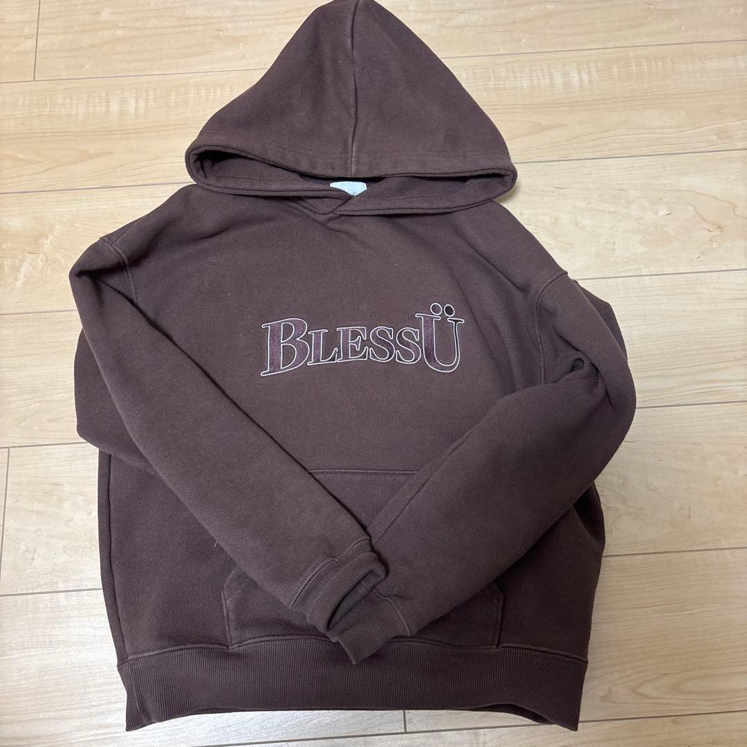 BlessÜ ブレスユー ブラウン フード付きパーカー
