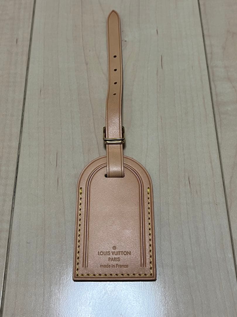 louisvuitton☆限定さくら柄スタンプ入りレザータグヌメ革未使用品