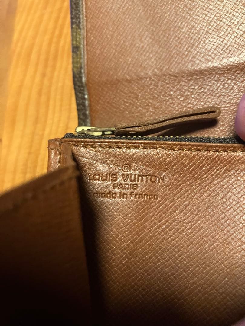 【極美品】レア LouisVuitton モノグラム 二つ折り財布 ヴィンテージ