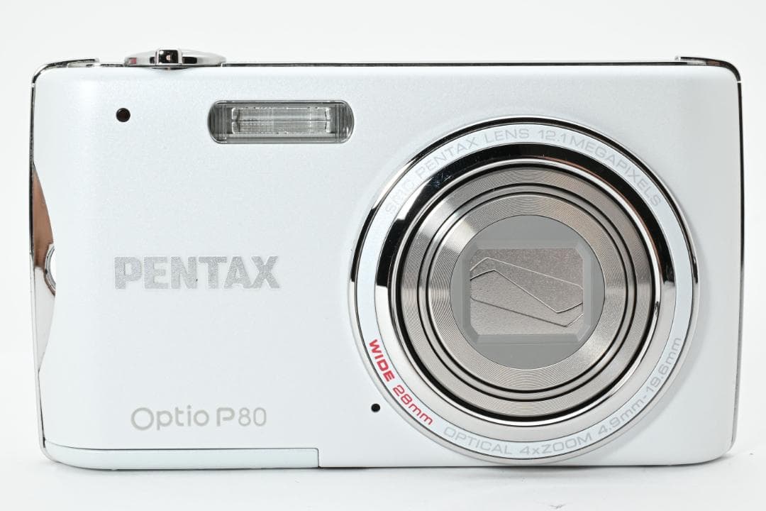 【極美品】PENTAX OPTIO P80 ホワイト　新品級！