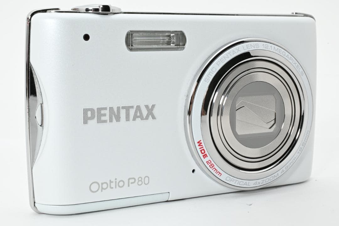 【極美品】PENTAX OPTIO P80 ホワイト　新品級！