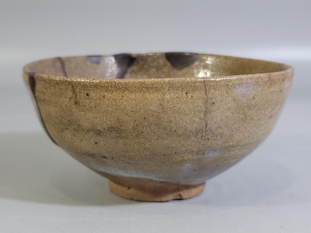 古美術 桃山 古唐津 無地茶碗 DT342