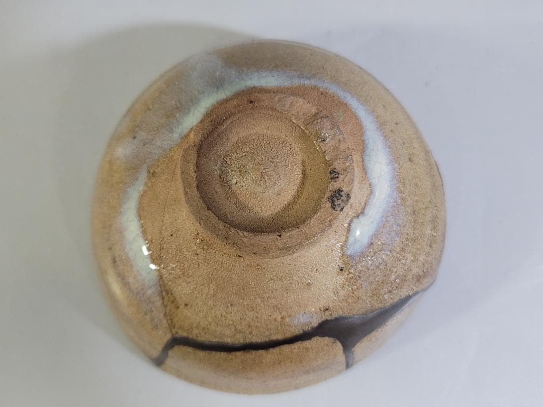 古美術 桃山 古唐津 無地茶碗 DT342