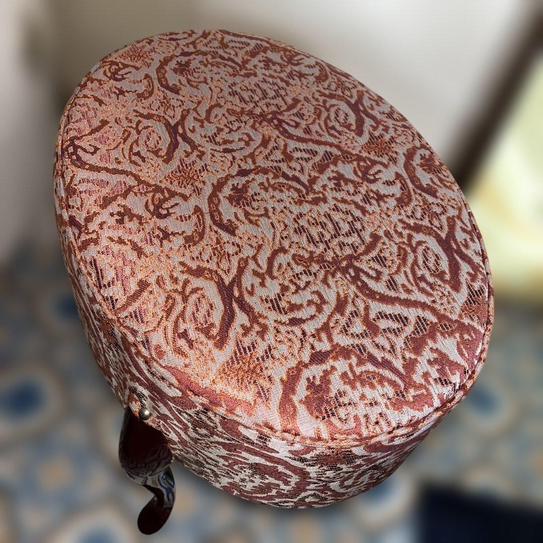 昭和レトロ スツール ドレッサー用 イス チェア 猫脚 美品 アンティーク