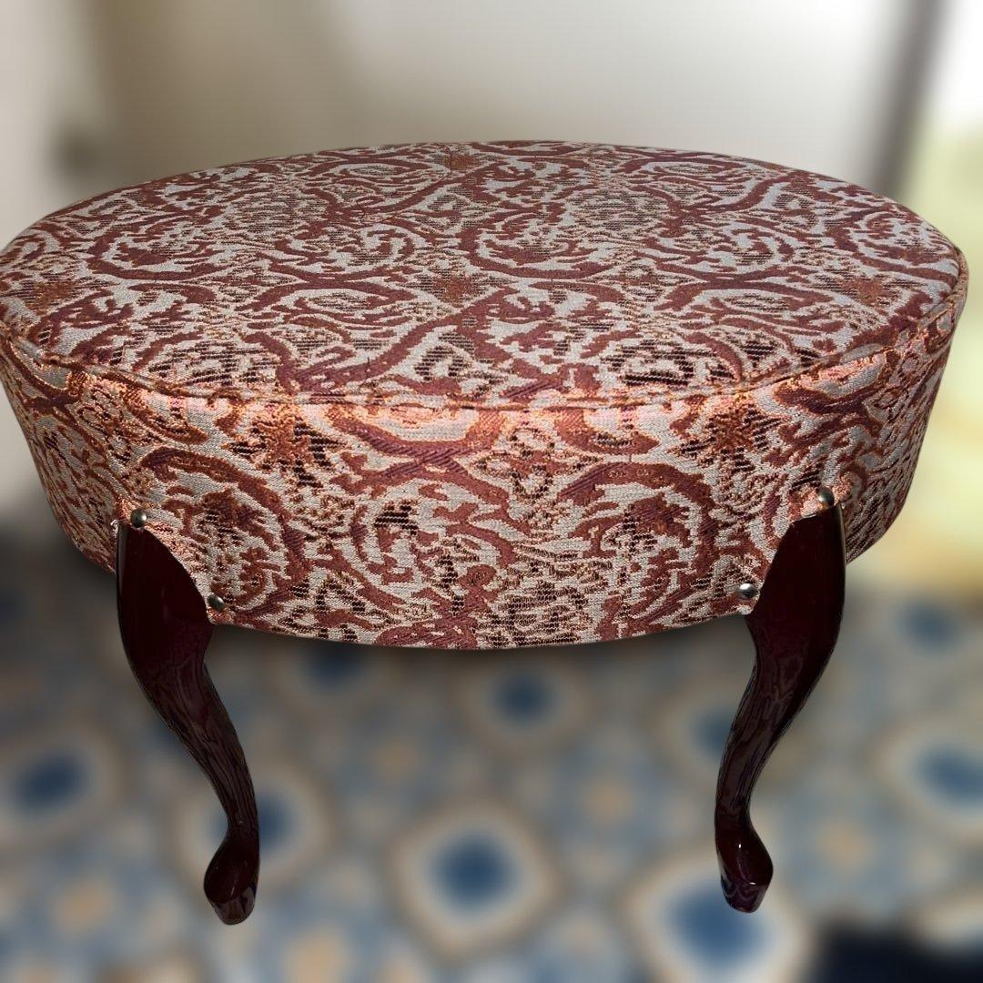 昭和レトロ スツール ドレッサー用 イス チェア 猫脚 美品 アンティーク