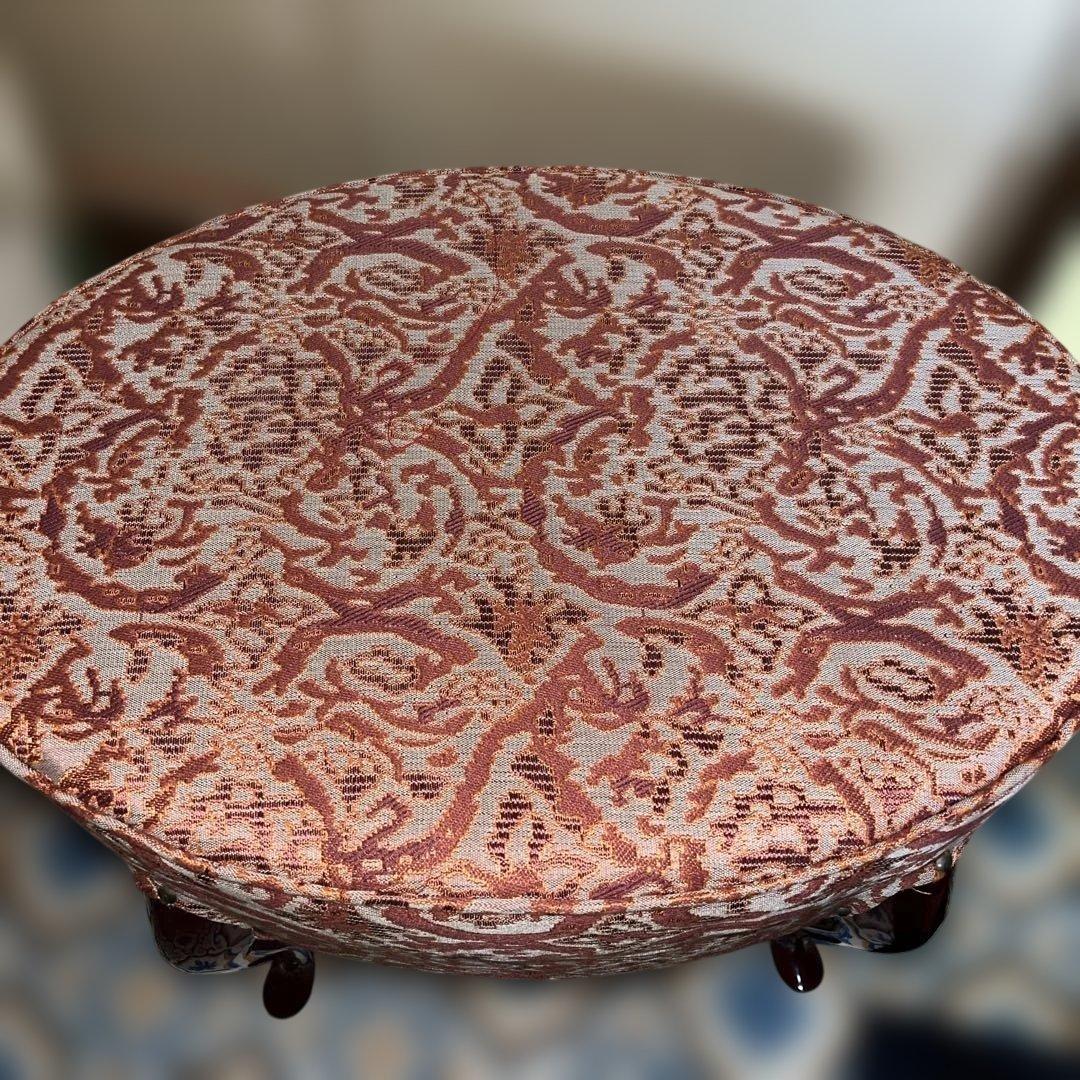 昭和レトロ スツール ドレッサー用 イス チェア 猫脚 美品 アンティーク