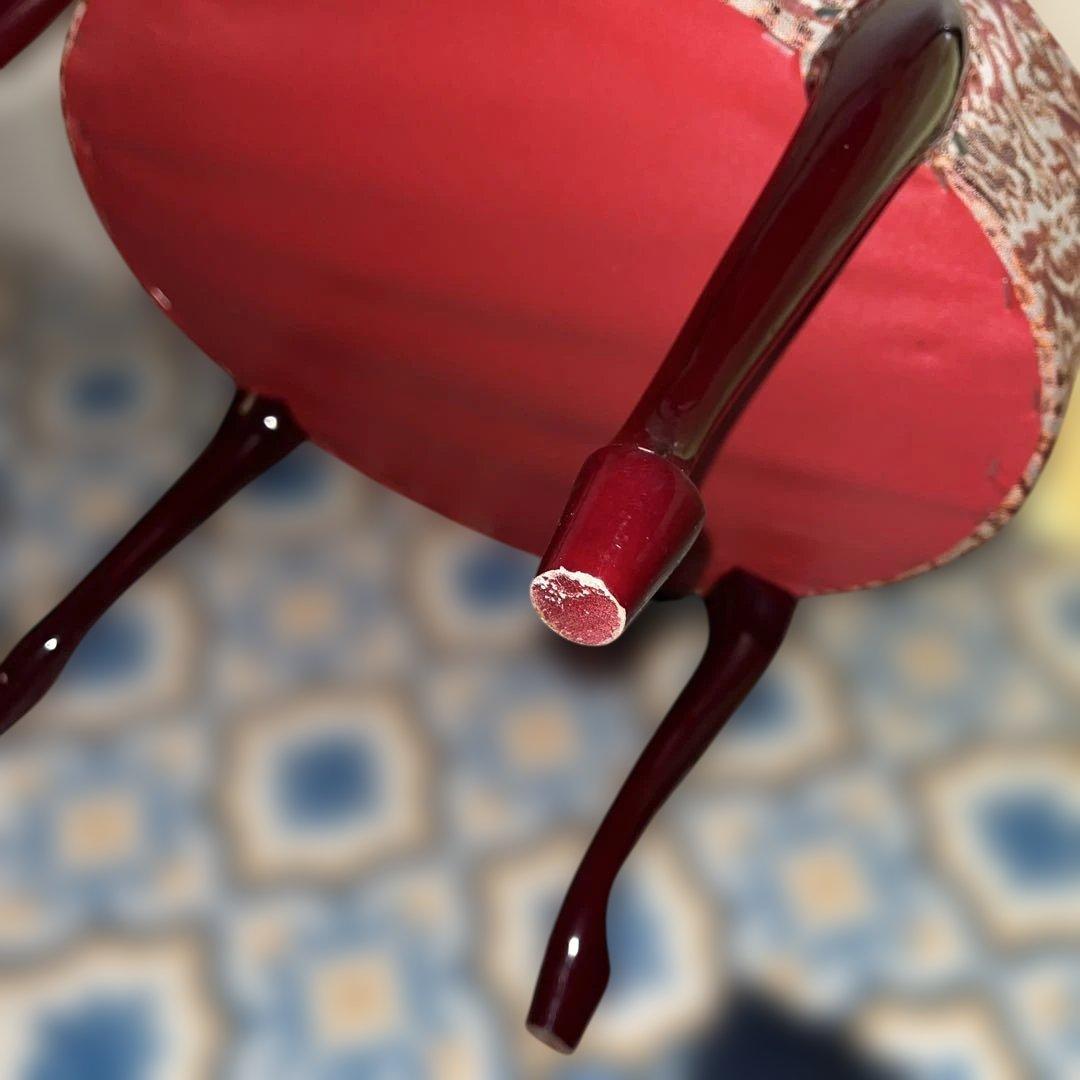 昭和レトロ スツール ドレッサー用 イス チェア 猫脚 美品 アンティーク