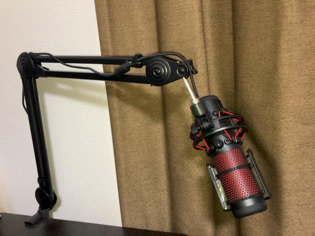 【HyperX QuadCast】美品マイク アームガード＋ポップガード付