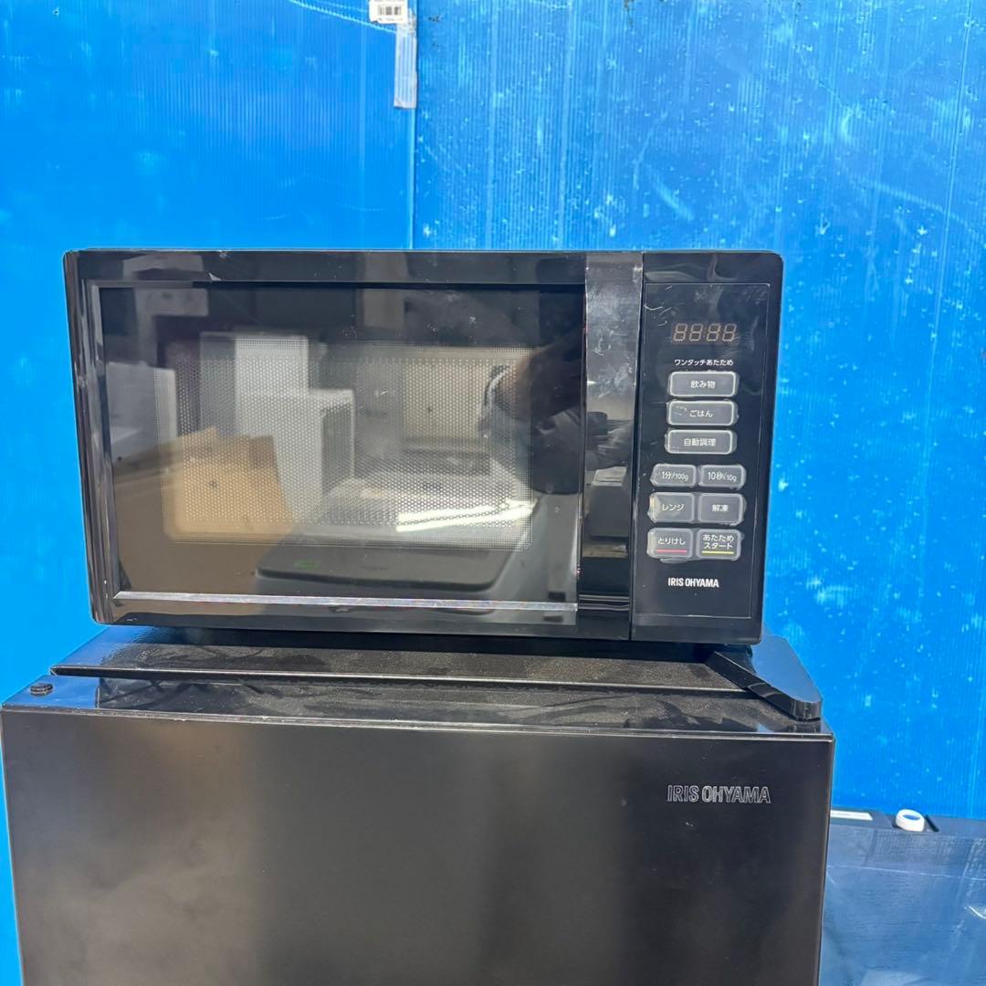 505 ブラックカラー冷蔵庫　洗濯機　電子レンジ　3点セット　小型　一人暮らし