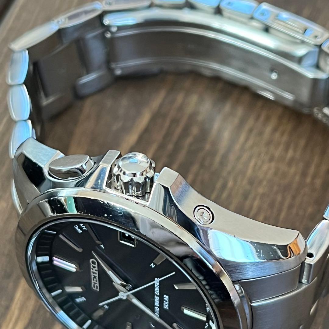 SEIKO ブライツ ソーラー電波 ブラック