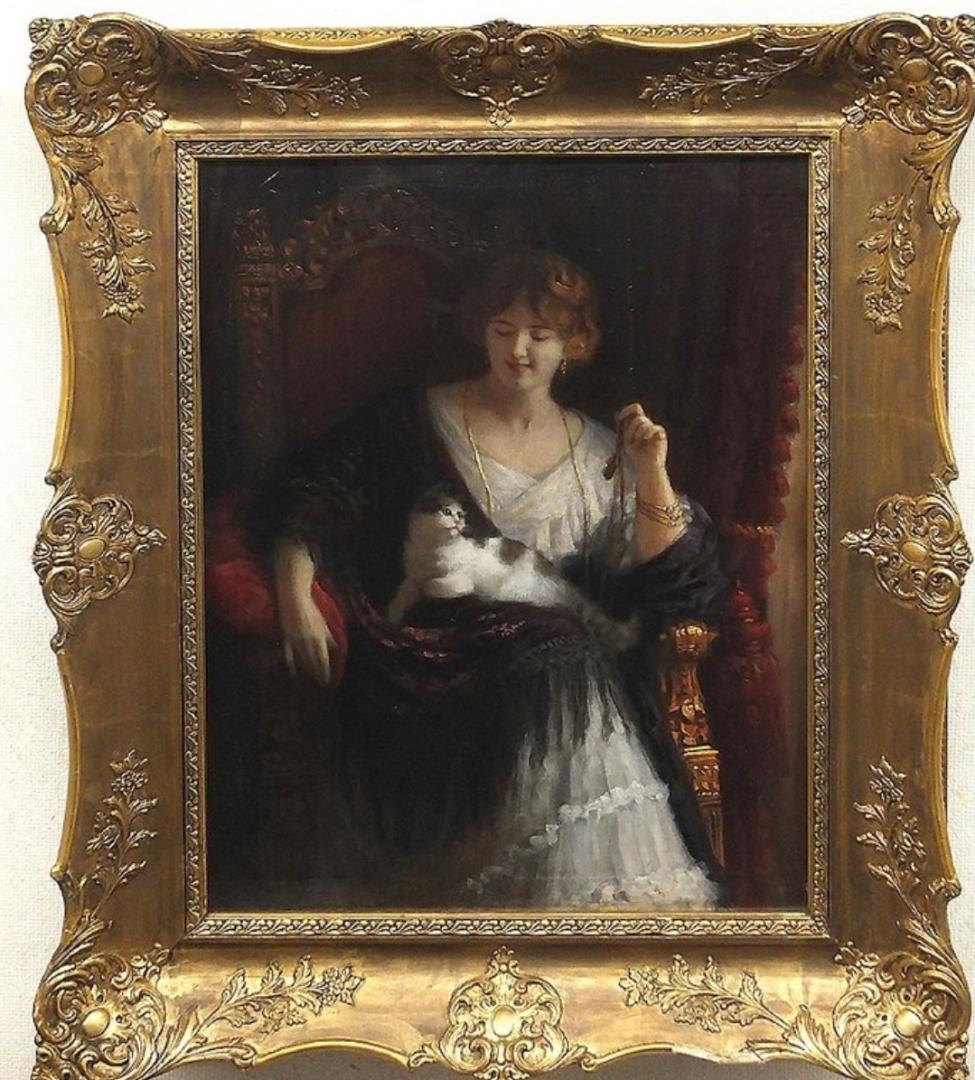 John Friedlinger (フリードリンガー）ー『猫を抱く貴婦人』