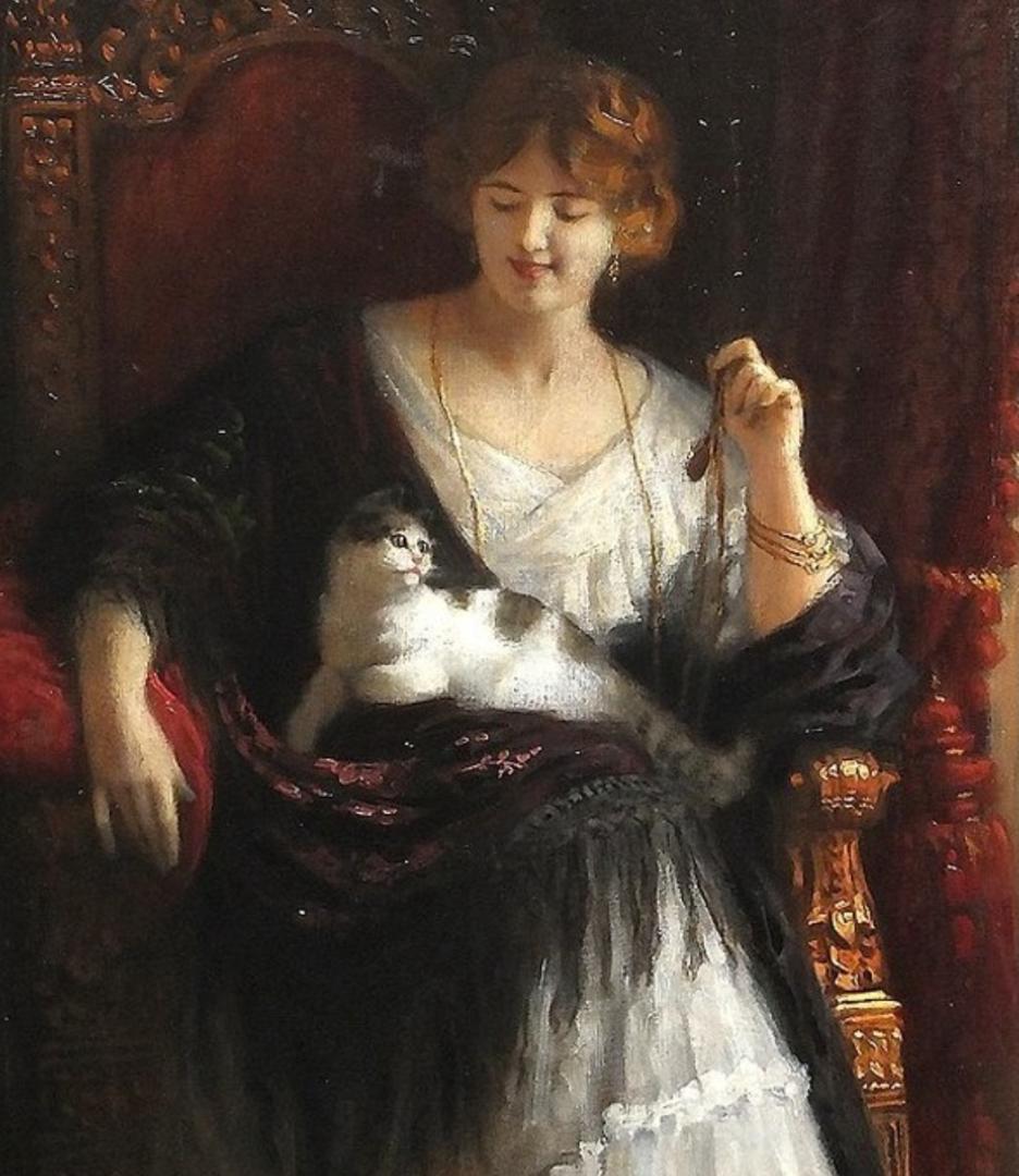 John Friedlinger (フリードリンガー）ー『猫を抱く貴婦人』