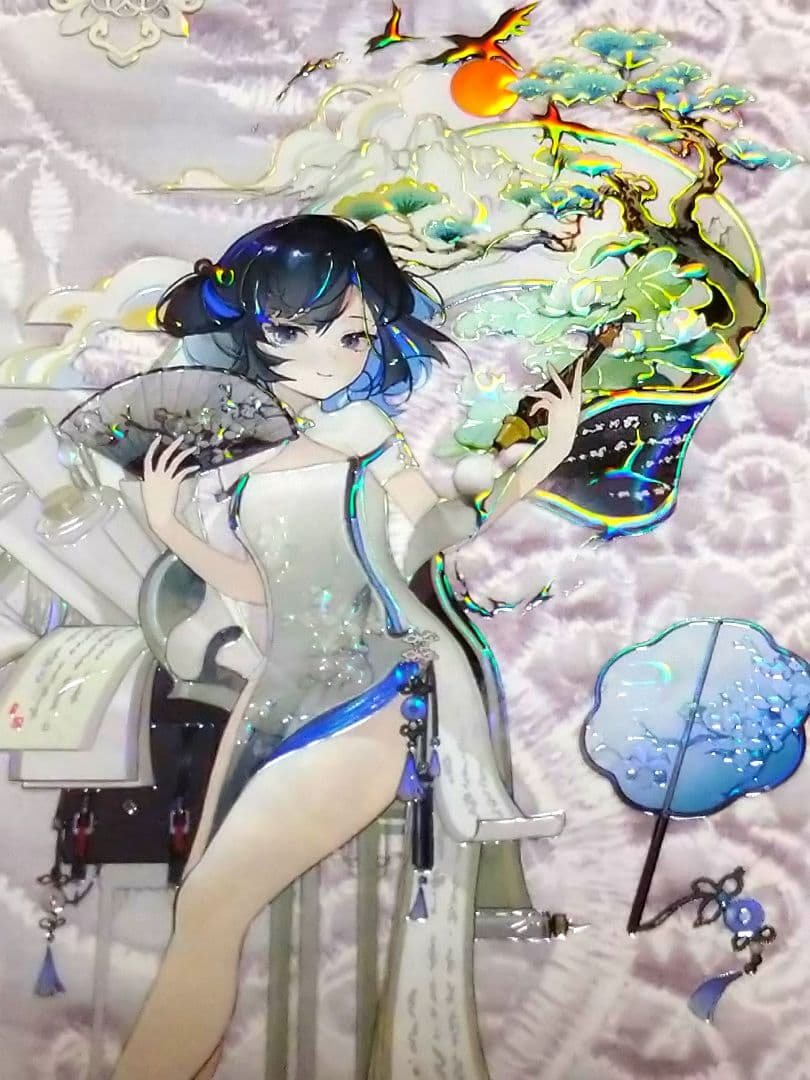 ✩再販✩J410＃毓灵锁仙(虹光)喵啪叽切り売り海外人物マステ女の子