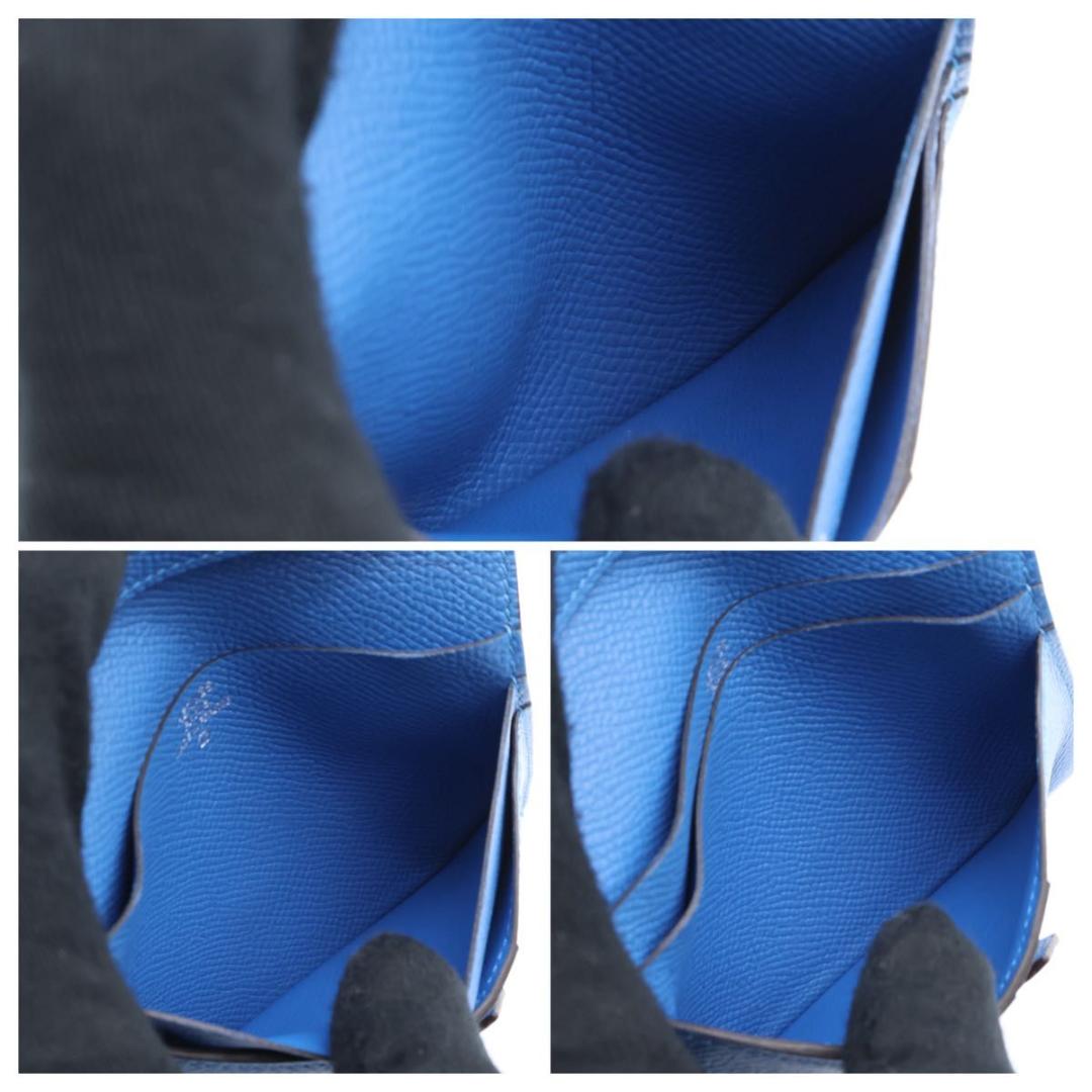 鑑定書付き【極美品】HERMES ベアンコンパクト　クロコ　二つ折り　エプソン