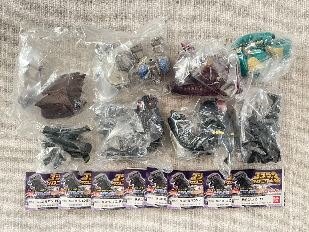 ゴジラクロニクル３　HGシリーズ　全8種