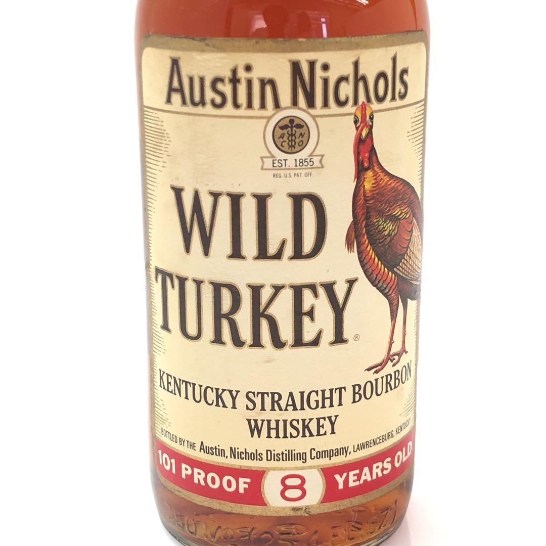 未開栓 ワイルドターキー 8年 紙封 バーボンウイスキー 750ml