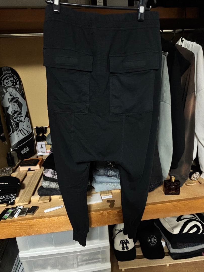 リックオウエンス ダークシャドウ プリズナードローストリング サルエルパンツ M