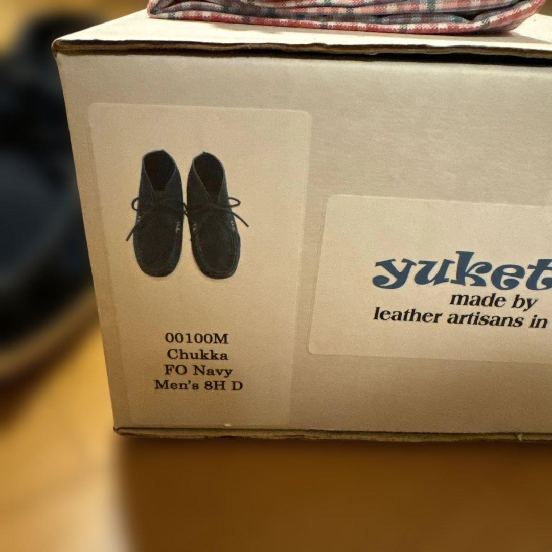 ユケテン　チャッカータイプモカシンsize 8HＤ未使用品2000年代後半新古品