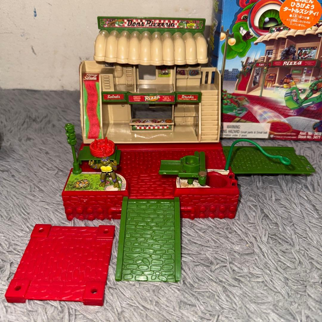 ミュータントタートルズ ミューテーションズフィギュア　ピザハウスバトルセット