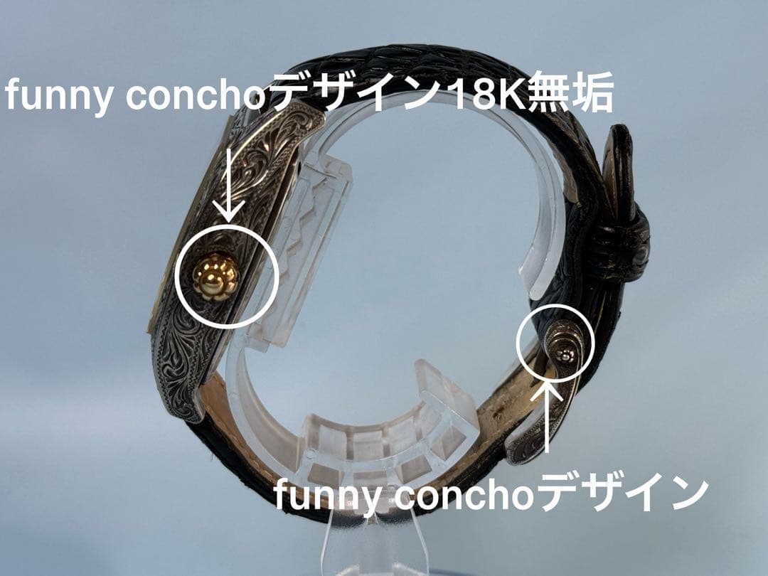 FUNNY 製STALLION 自動巻き腕時計 （Sterling925無垢)