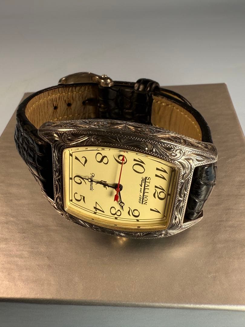 FUNNY 製STALLION 自動巻き腕時計 （Sterling925無垢)