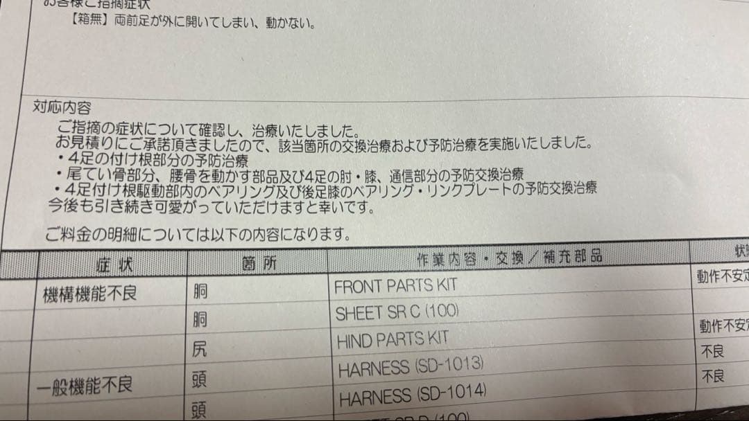 SONY aibo アイボ　ERS-1000