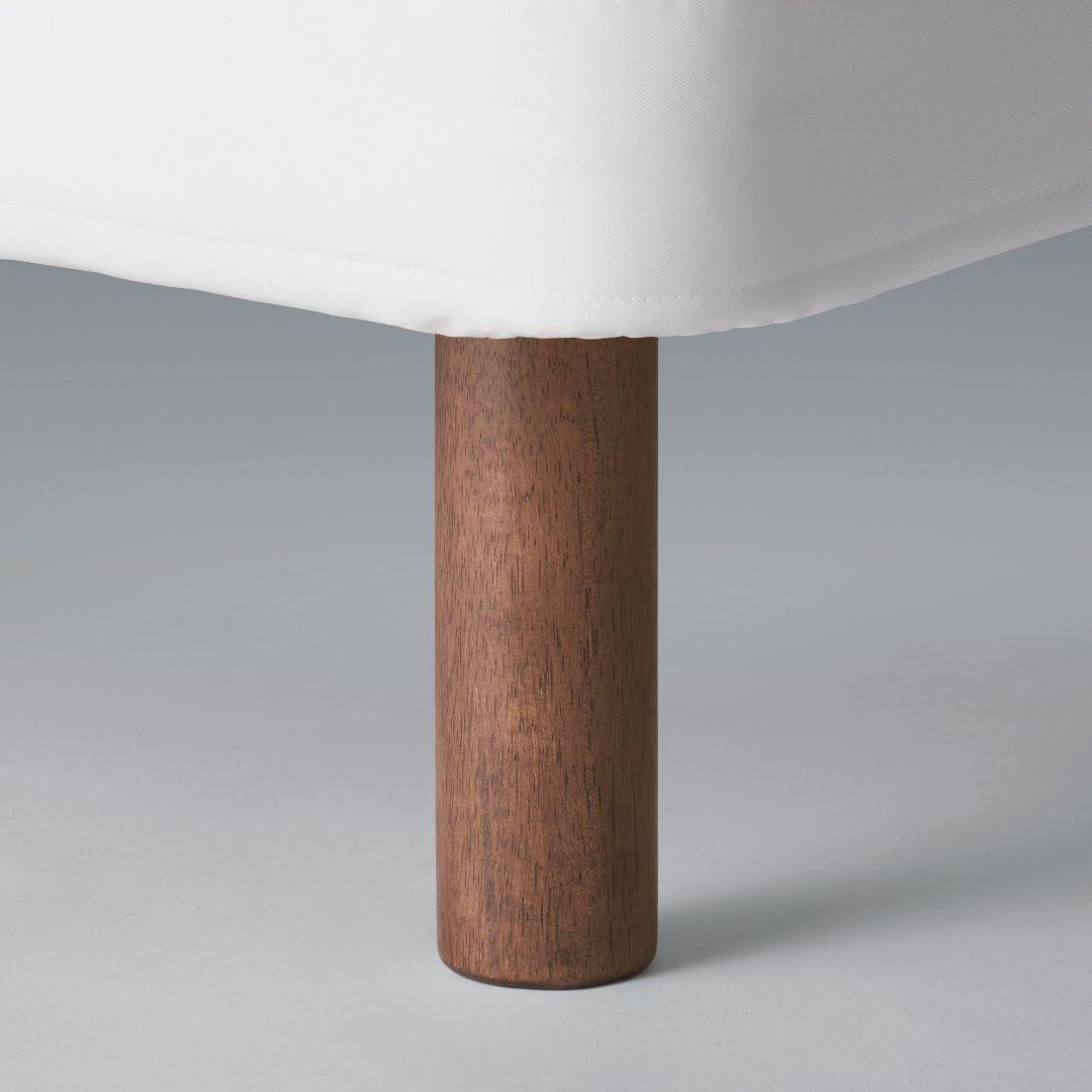 【美品】脚付マットレス　ポケットコイル（セミダブル）