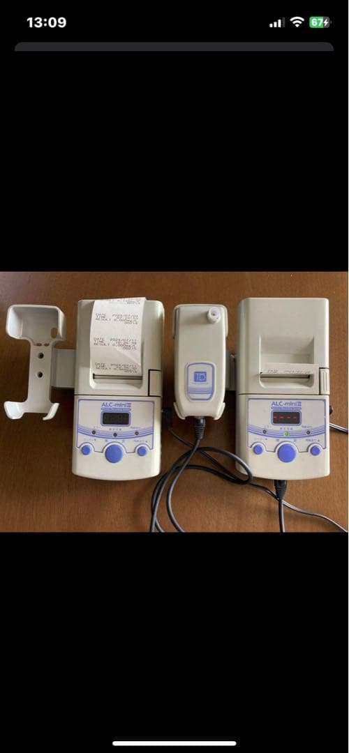 2台☆ 東海電子 ALC-mini Ⅲ アルコール測定器 アルコールチェッカー