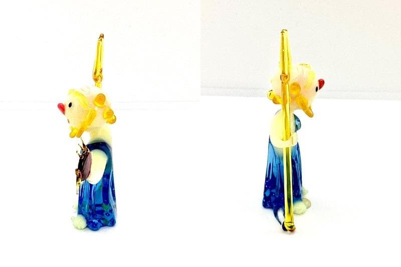 ★FRAGILE,GLASS,FIGURES ガラス製 人形 ポセイドン