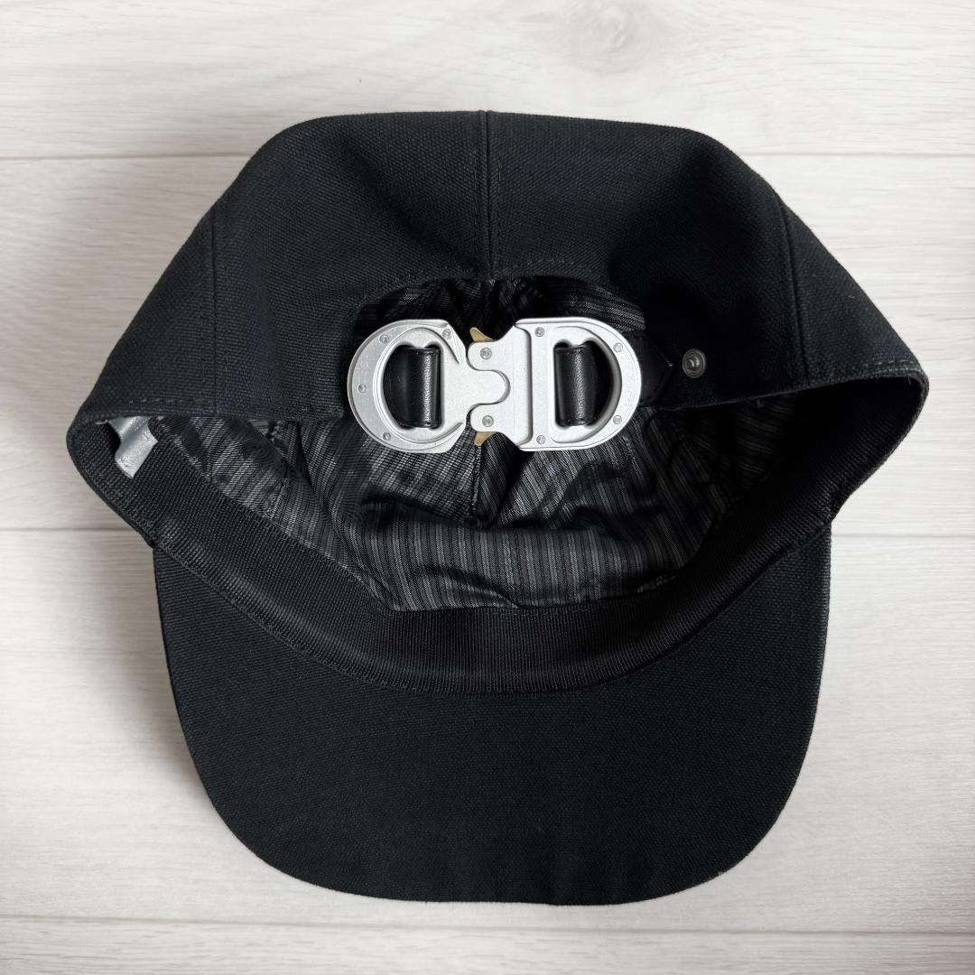 【高級☆高価モデル☆CDロゴ】ディオールオム メタルバックル キャップ 帽子
