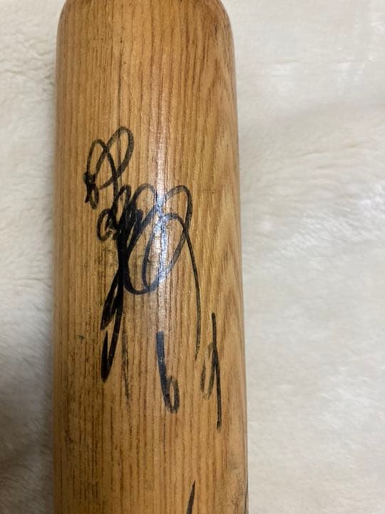 【郭源治　実使用　サインバット】　中日ドラゴンズ