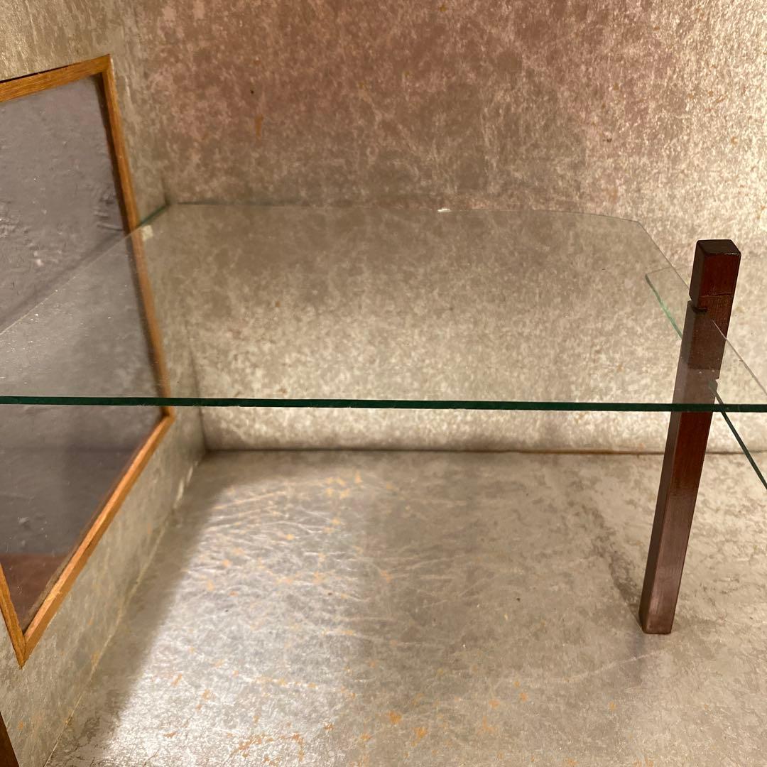 昭和レトロ ショーケース 飾り棚 小引き出し 和家具 インテリア 什器