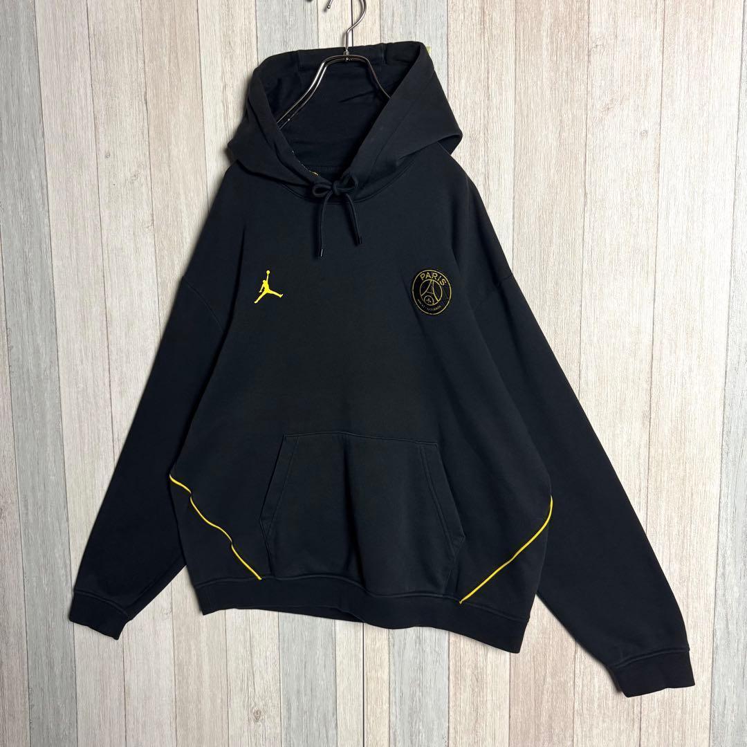 3396【希少・人気】ジョーダン×パリサンジェルマン ジャンプマンロゴ パーカー