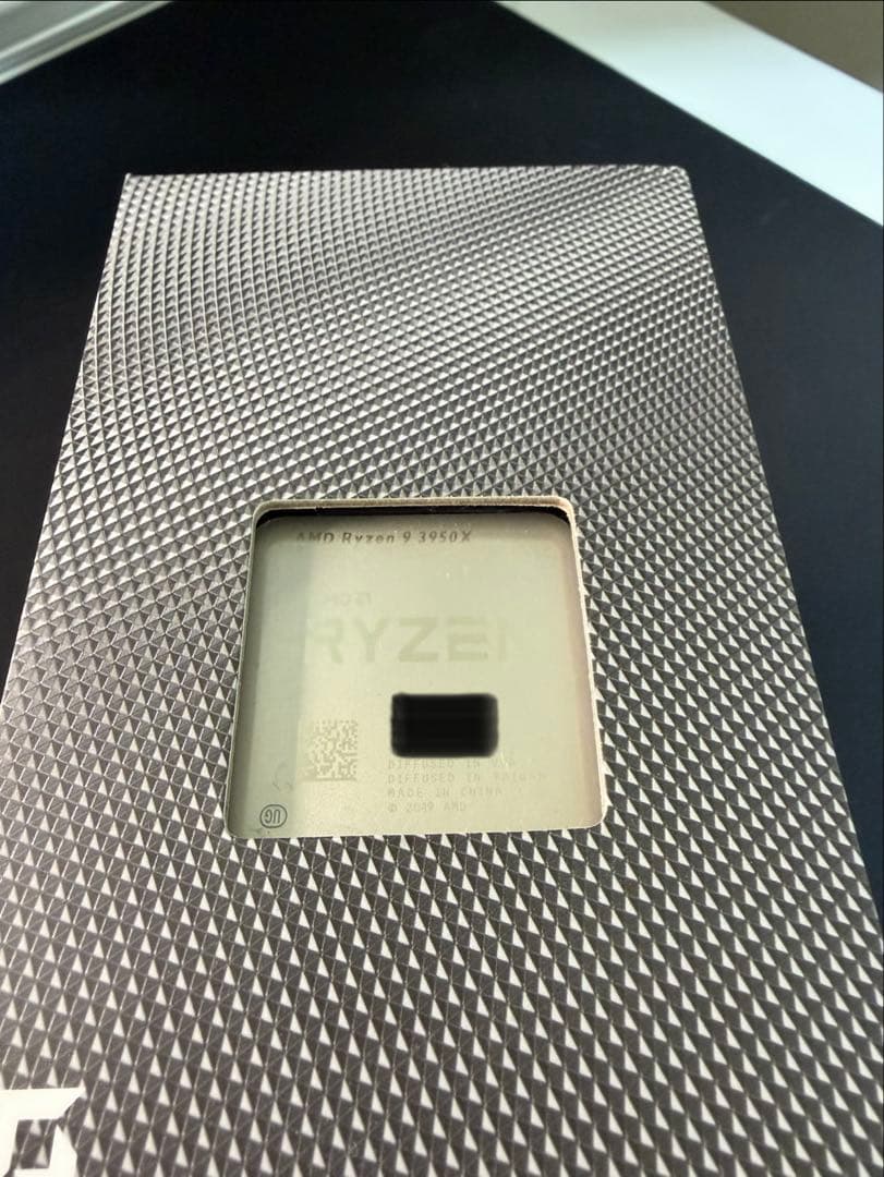 CPU Ryzen9 3950X 16コア 32スレッドプロセッサ