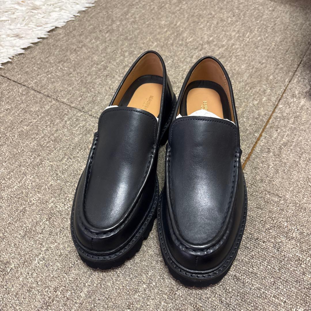 BEAUTY&YOUTH モカシン スリッポン