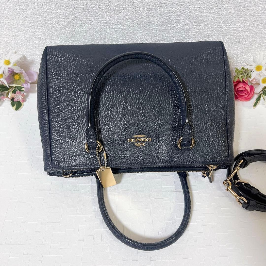 【極美品】COACH コーチ ショルダーバッグ 2WAY ハンドバッグ チャーム
