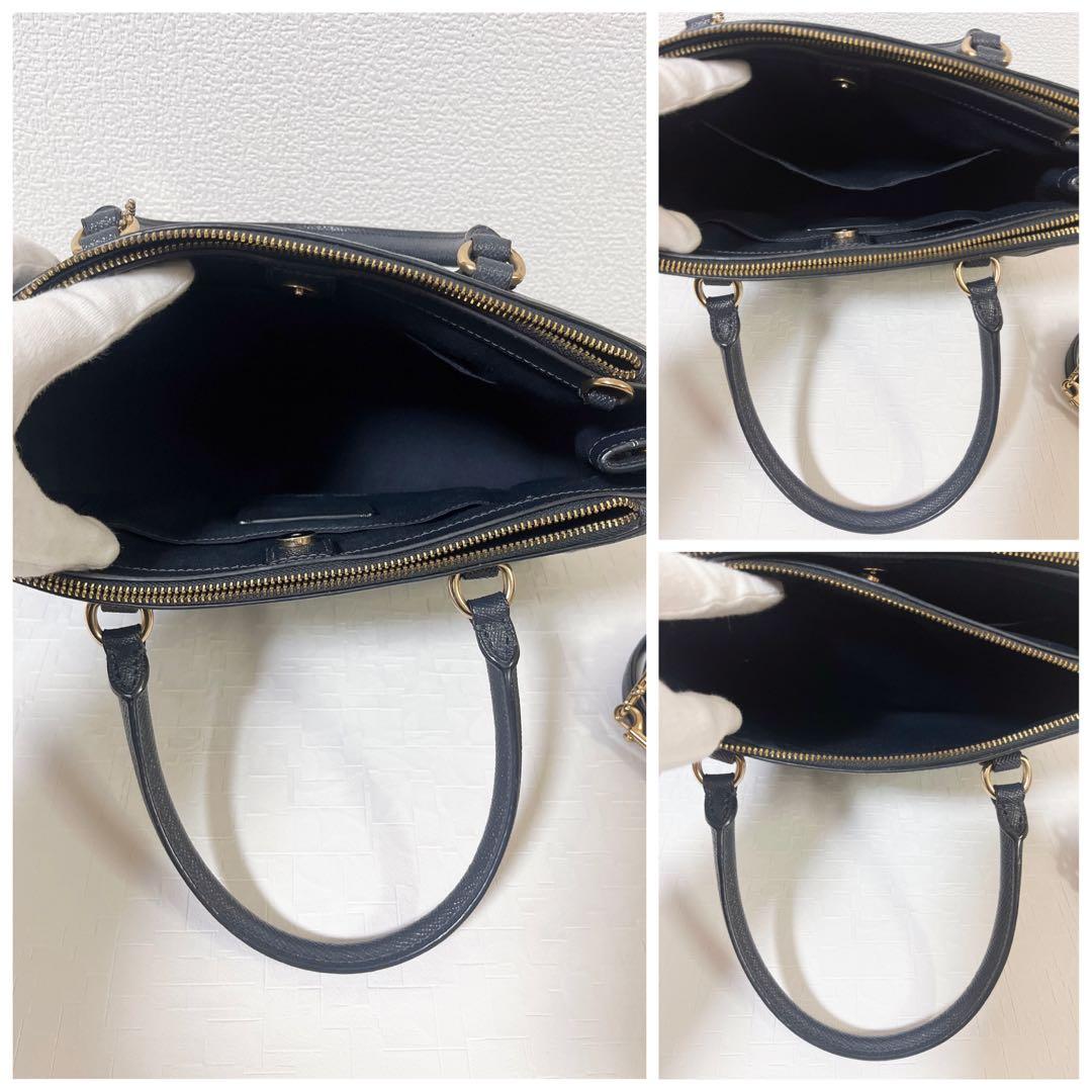 【極美品】COACH コーチ ショルダーバッグ 2WAY ハンドバッグ チャーム