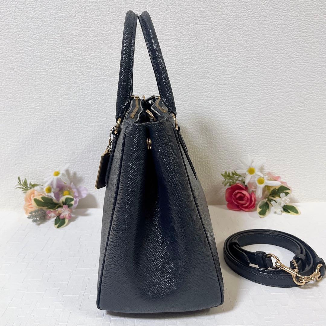 【極美品】COACH コーチ ショルダーバッグ 2WAY ハンドバッグ チャーム