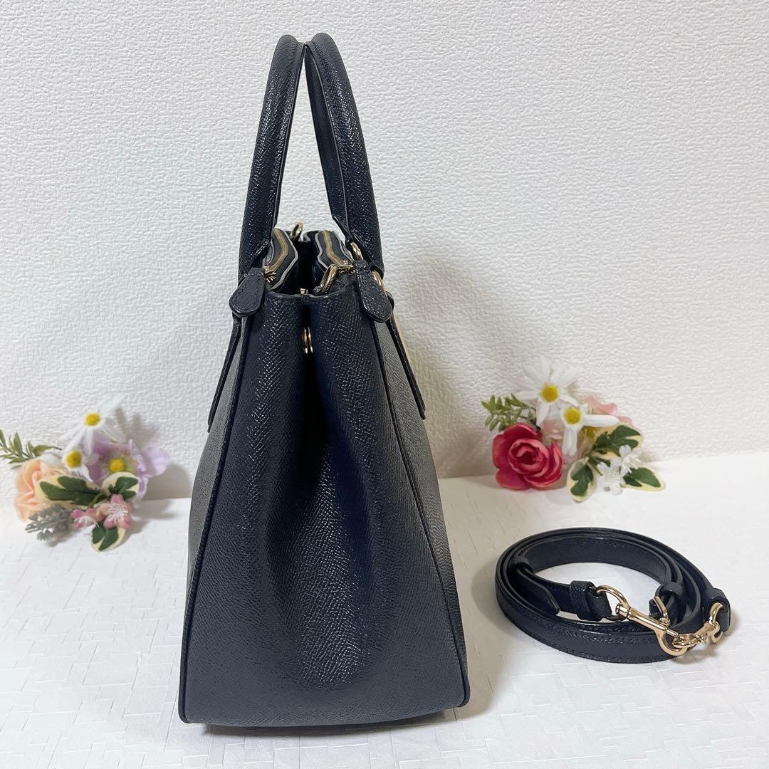 【極美品】COACH コーチ ショルダーバッグ 2WAY ハンドバッグ チャーム