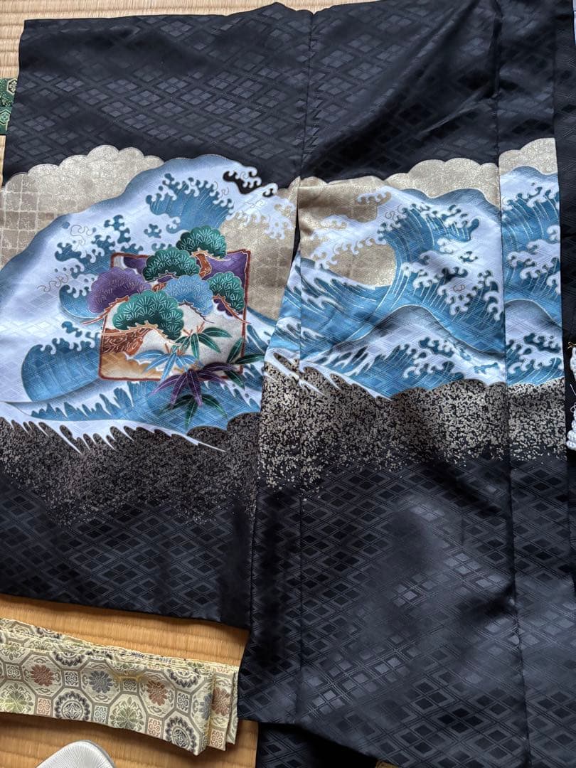 七五三　男子５歳　祝い着
