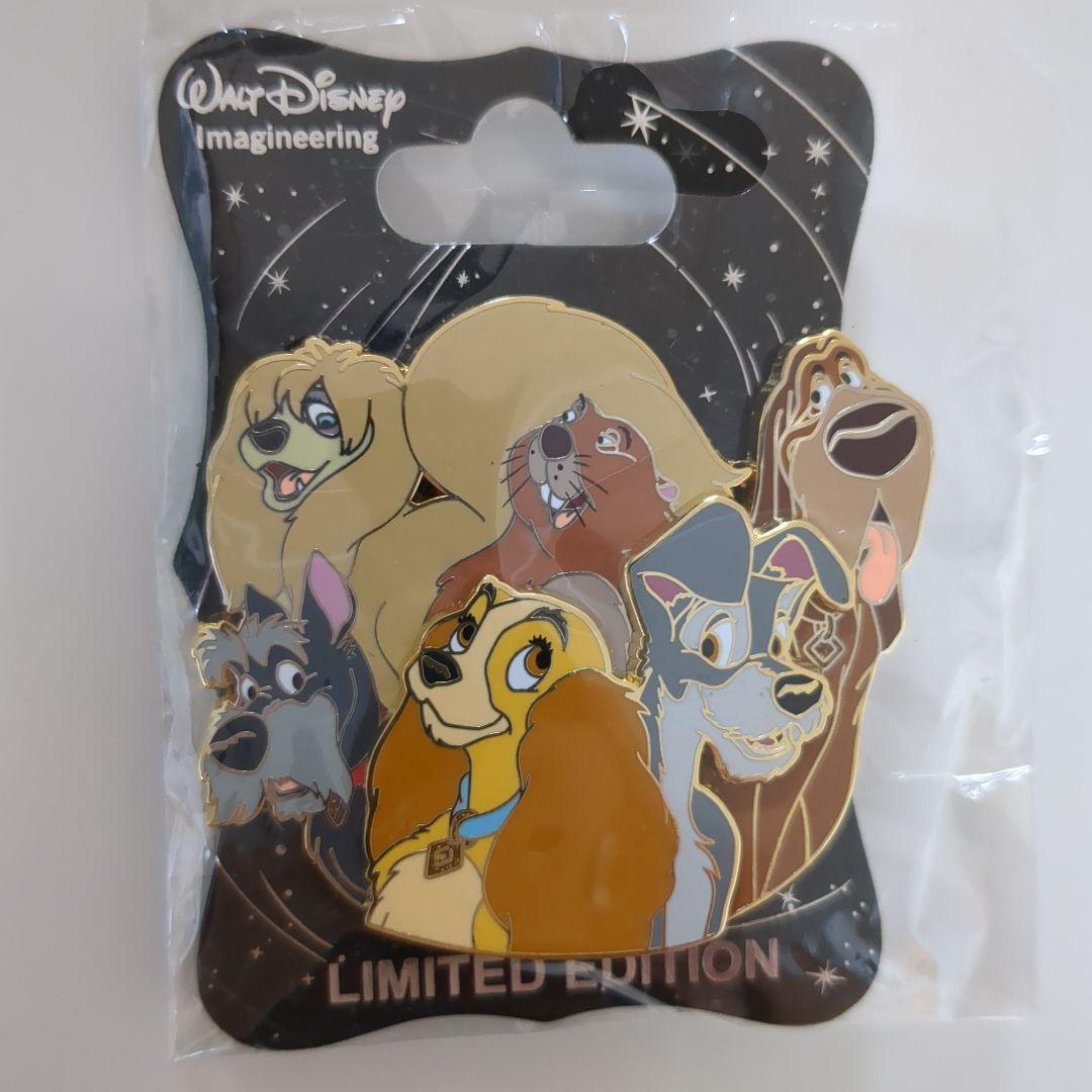LE250 レディ＆トランプ わんわん物語 ディズニー ピンバッジ