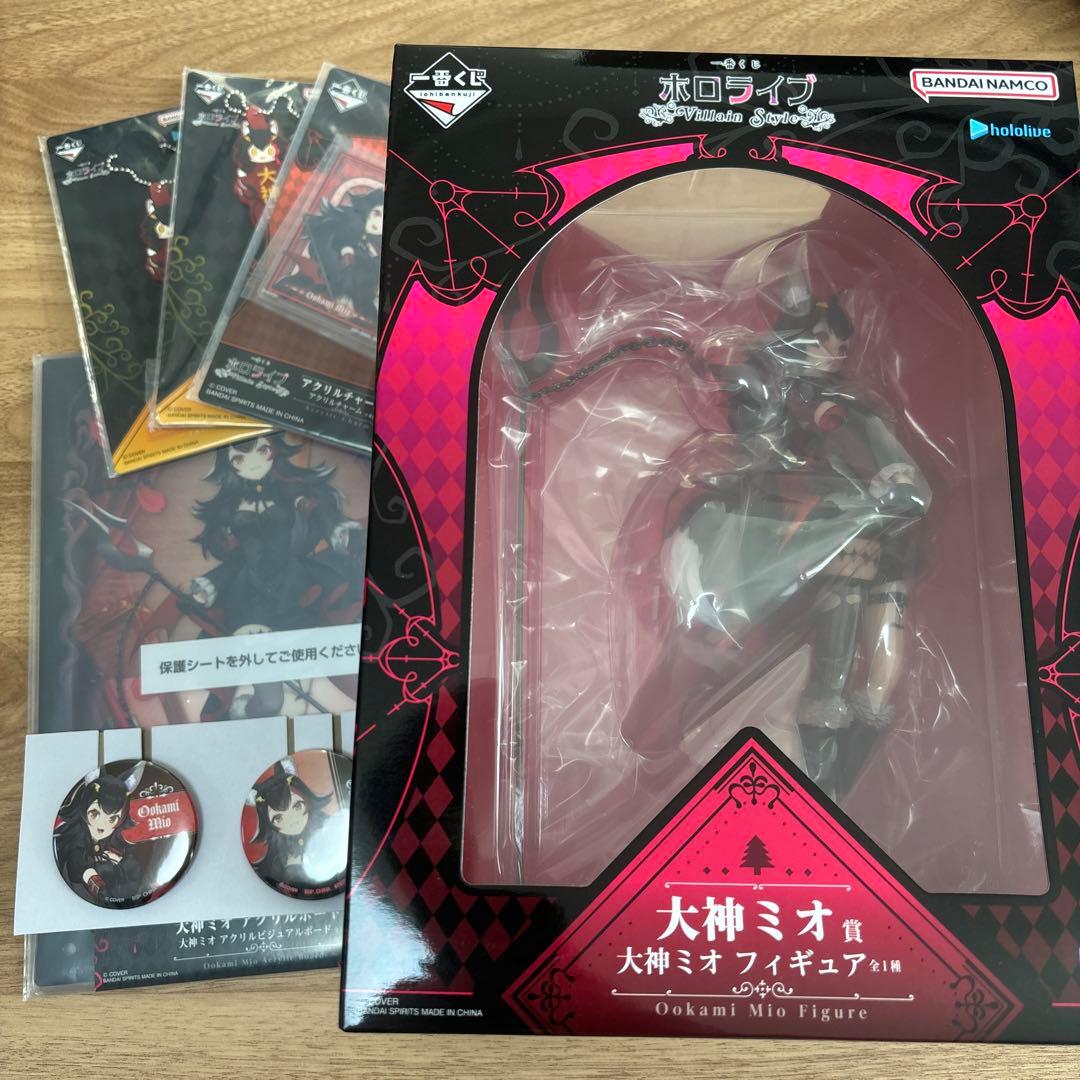 ホロライブ ～Villain Style～　大神ミオフィギュア　6点セット