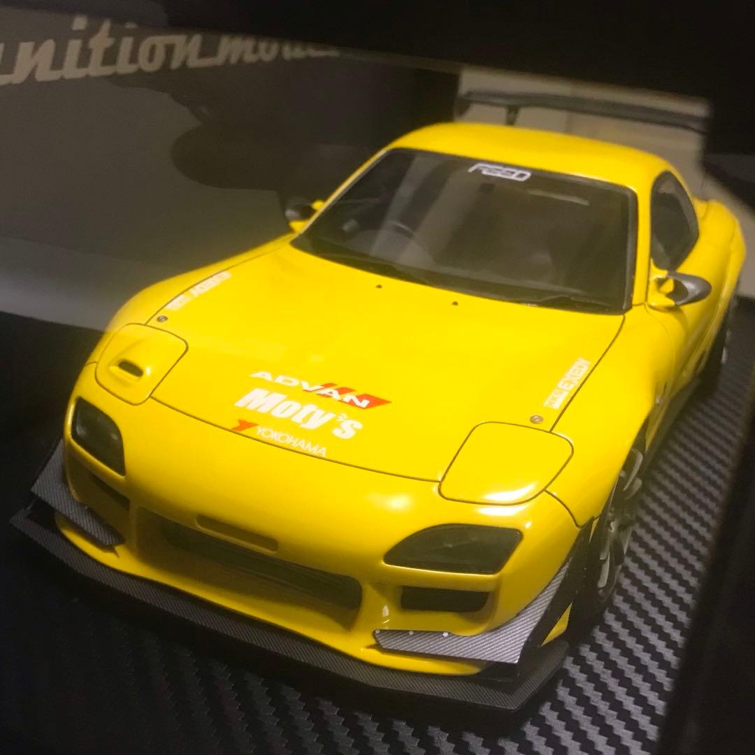 イグニッションモデル 1/18 FEED RX-7 FD3S イエロー