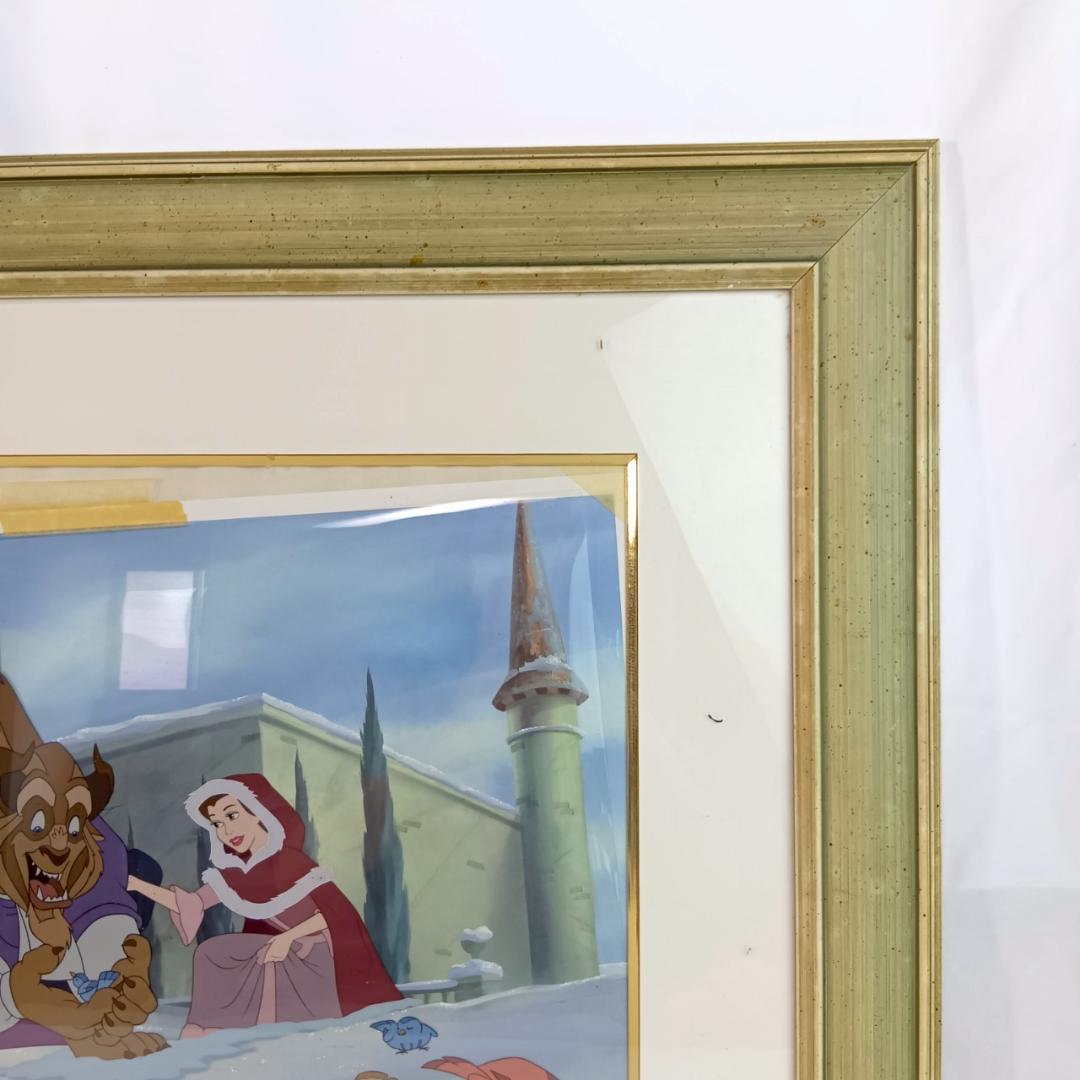 ディズニー 美女と野獣 セル画 額縁付き 限定500 ハートウォーミング
