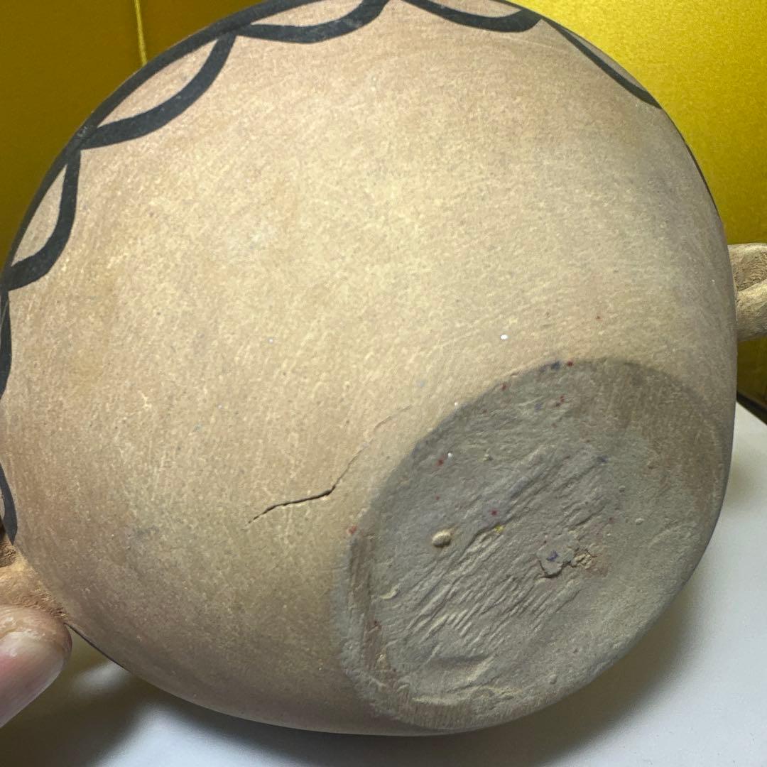 中国，骨董，彩陶，纪元前，陶器の丸型壺