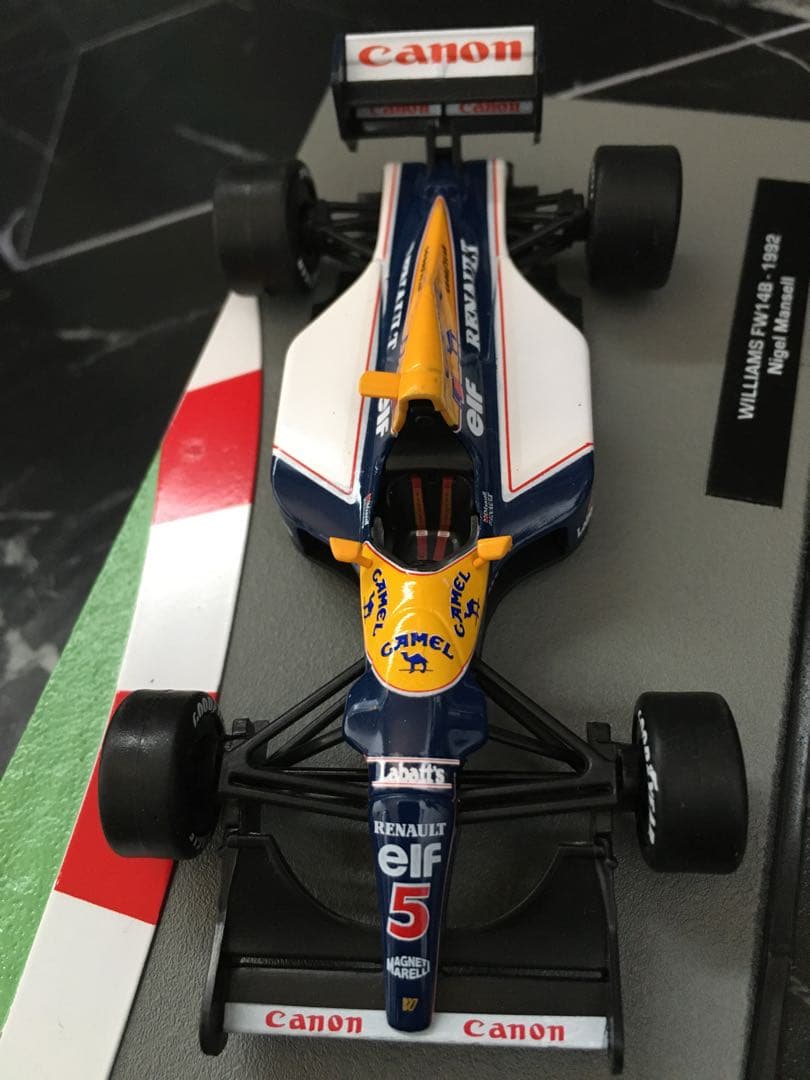 F1マシンコレクション ウィリアムズ　FW14B キャメルラバッツ仕様　マンセル