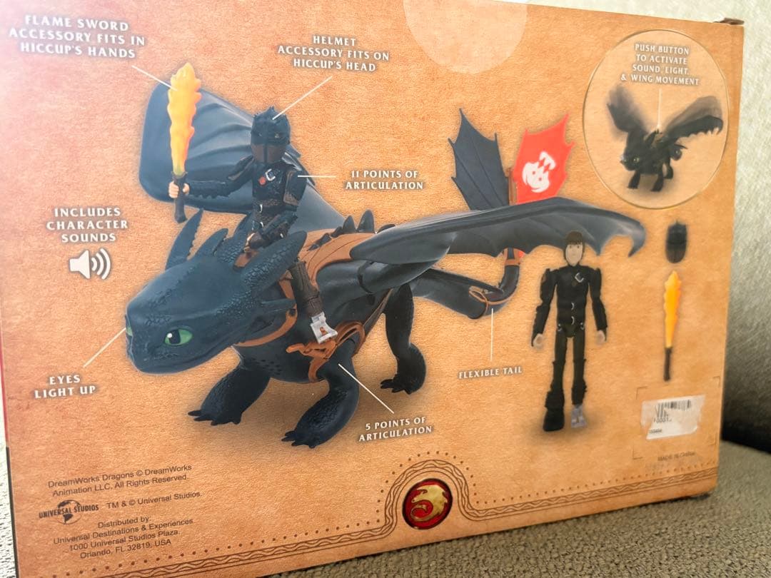 ヒックとドラゴン トゥース＆ヒック フィギュア　ユニバーサルスタジオ限定