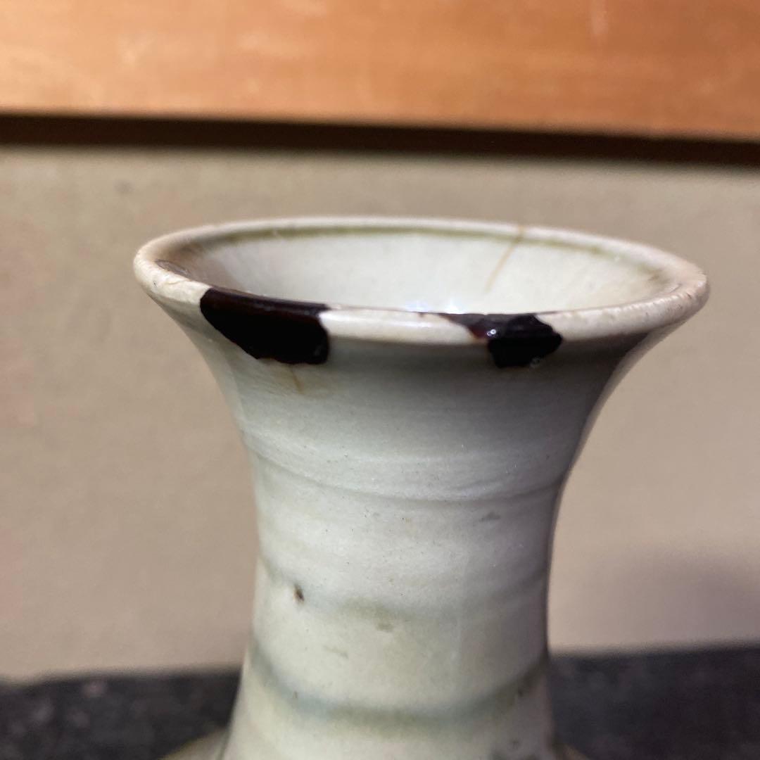 中国古玩　染付徳利17cm12cm